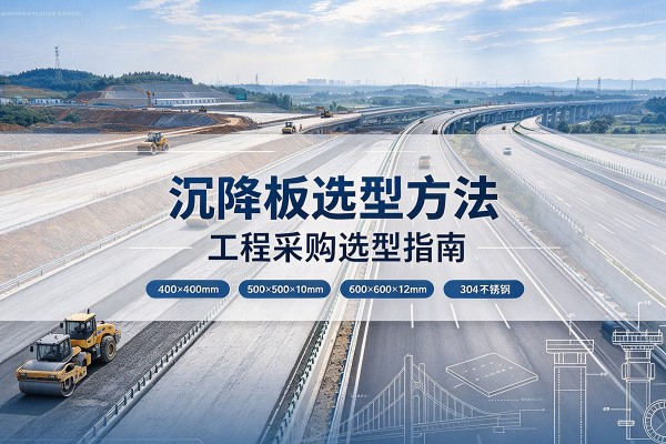 新北沉降板选择方法