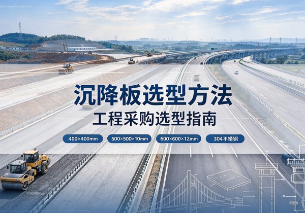 新北沉降板选择方法